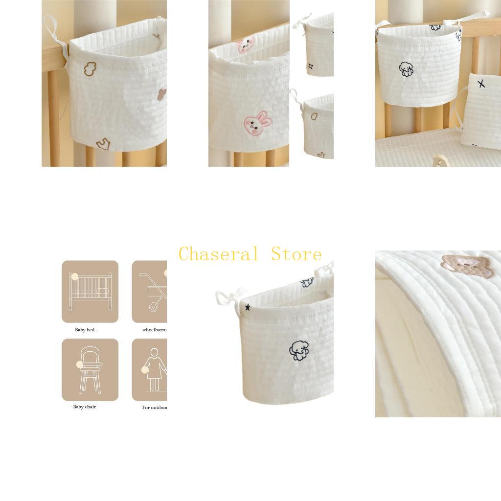 Baby Nursery Stores - E7CE Babybett-Taschen-Organizer, platzsparende Aufbewahrung für Kinderzimmer,