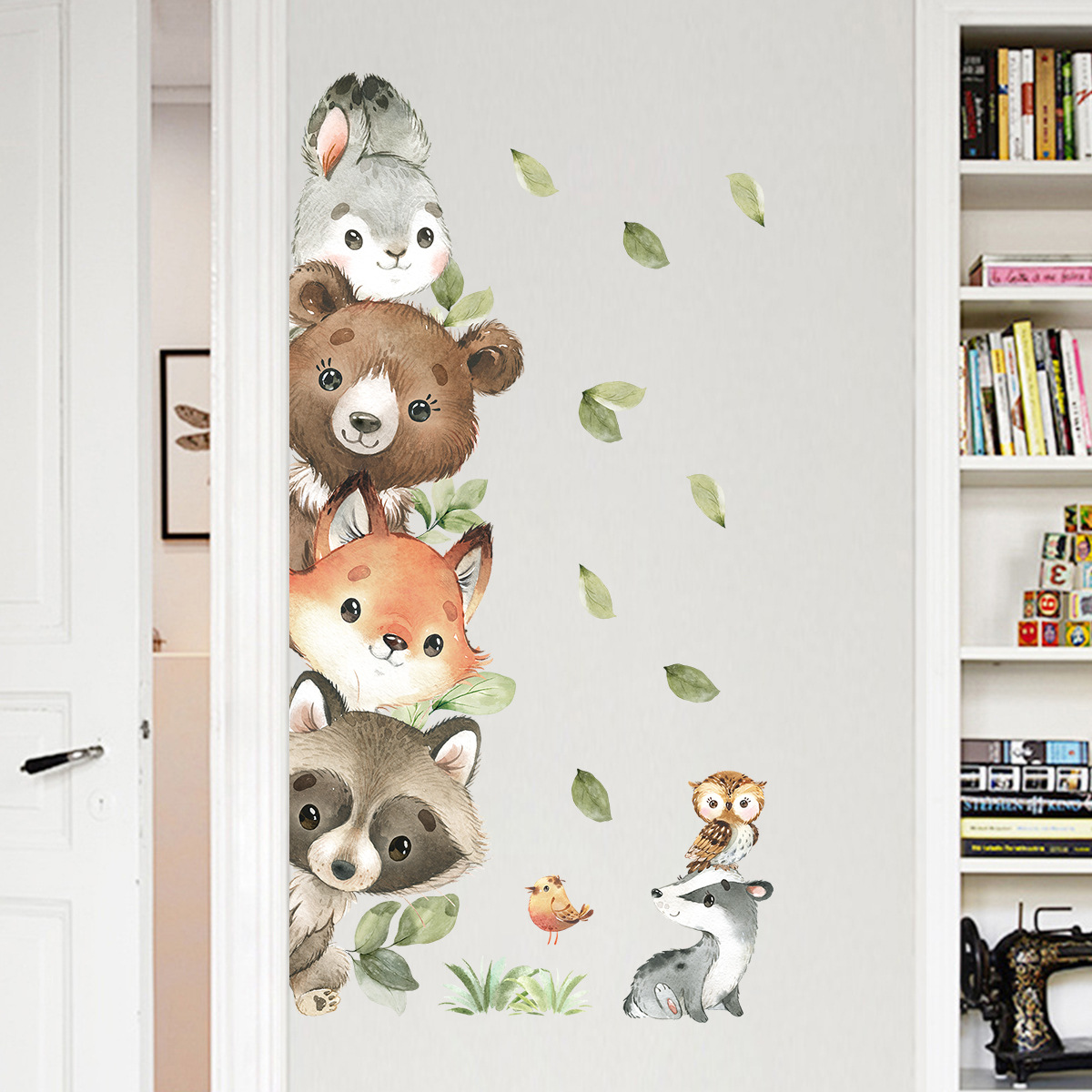 Baby Nursery Forest Theme - Waldtiere Thema Bär Hirsch Kaninchen Kinder