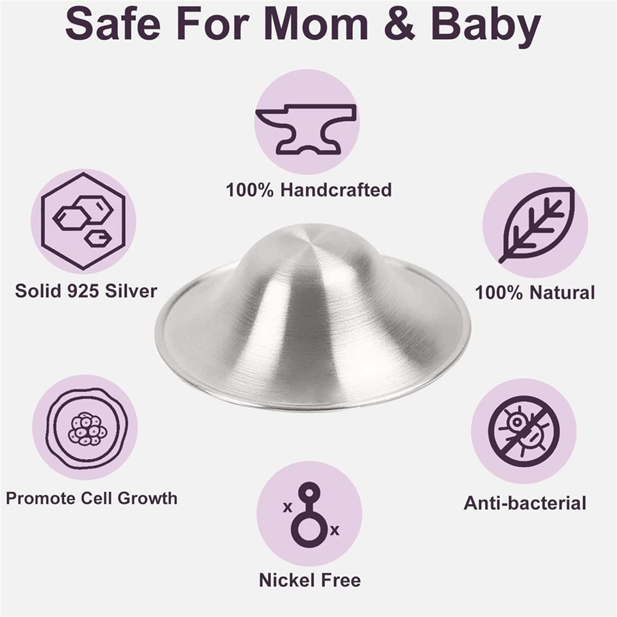 Nursing Cover Breastfeeding - Forfor Stillhütchen: Wärmende, beruhigende Brustwarzenabdeckungen aus
