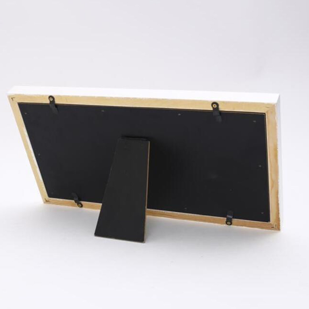 Baby Nursery Frames - Baby-Hand- und Fußabdruck-Fotorahmen, Hochwertiger Kreativer Holz-Fotohalter,