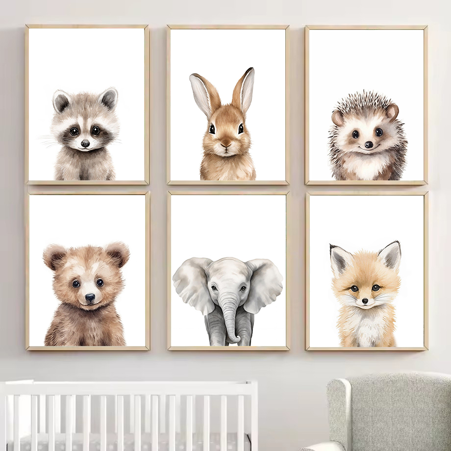 1 Stück Aquarell-Waldtier-Baby – Animals Baby Nursery Bewertung und Preis