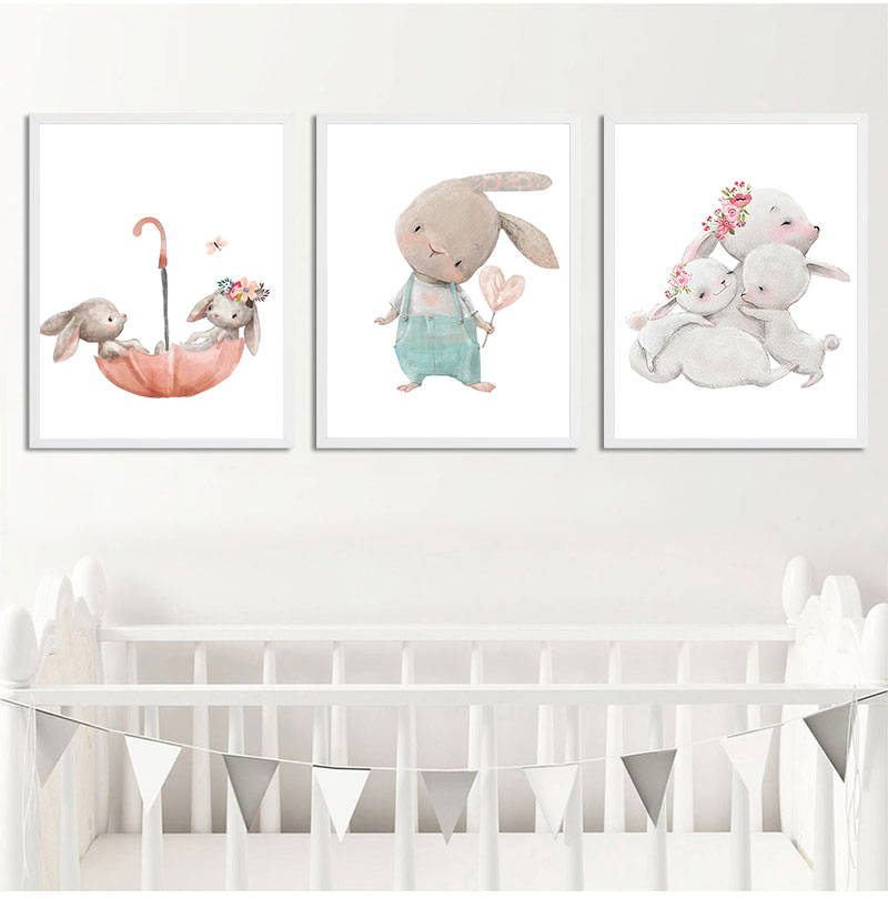 1 Stück rahmenloser dekorative – Animals Baby Nursery Bewertung und Preis