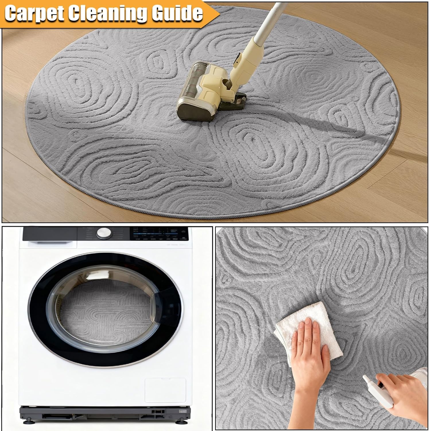 Dnlaphbh 3D Geometrischer Rund – Baby Nursery Rug Bewertung und Preis
