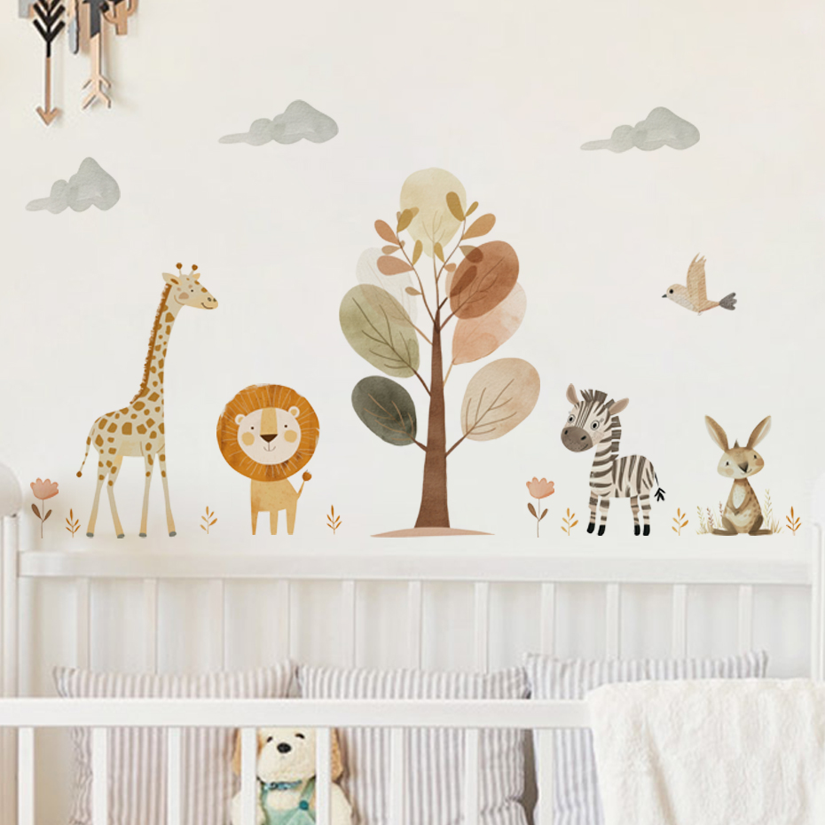 Wandaufkleber mit Cartoon-Moti – Baby Nursery Giraffe Bewertung und Preis