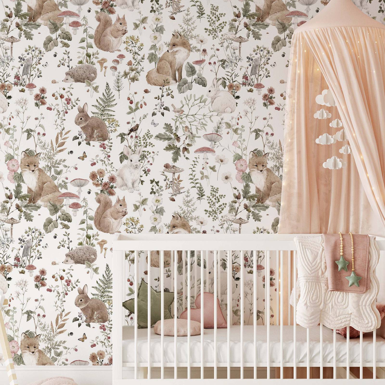 Waldbabys MuraL, großformatige – Baby Nursery Vintage Bewertung und Preis