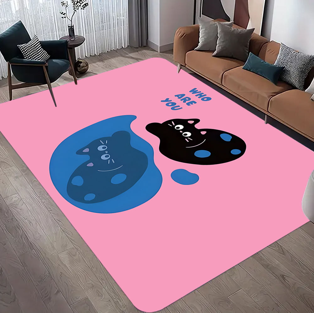Rosa Stadtteppich für Mädchen, – Baby Nursery Rug Bewertung und Preis