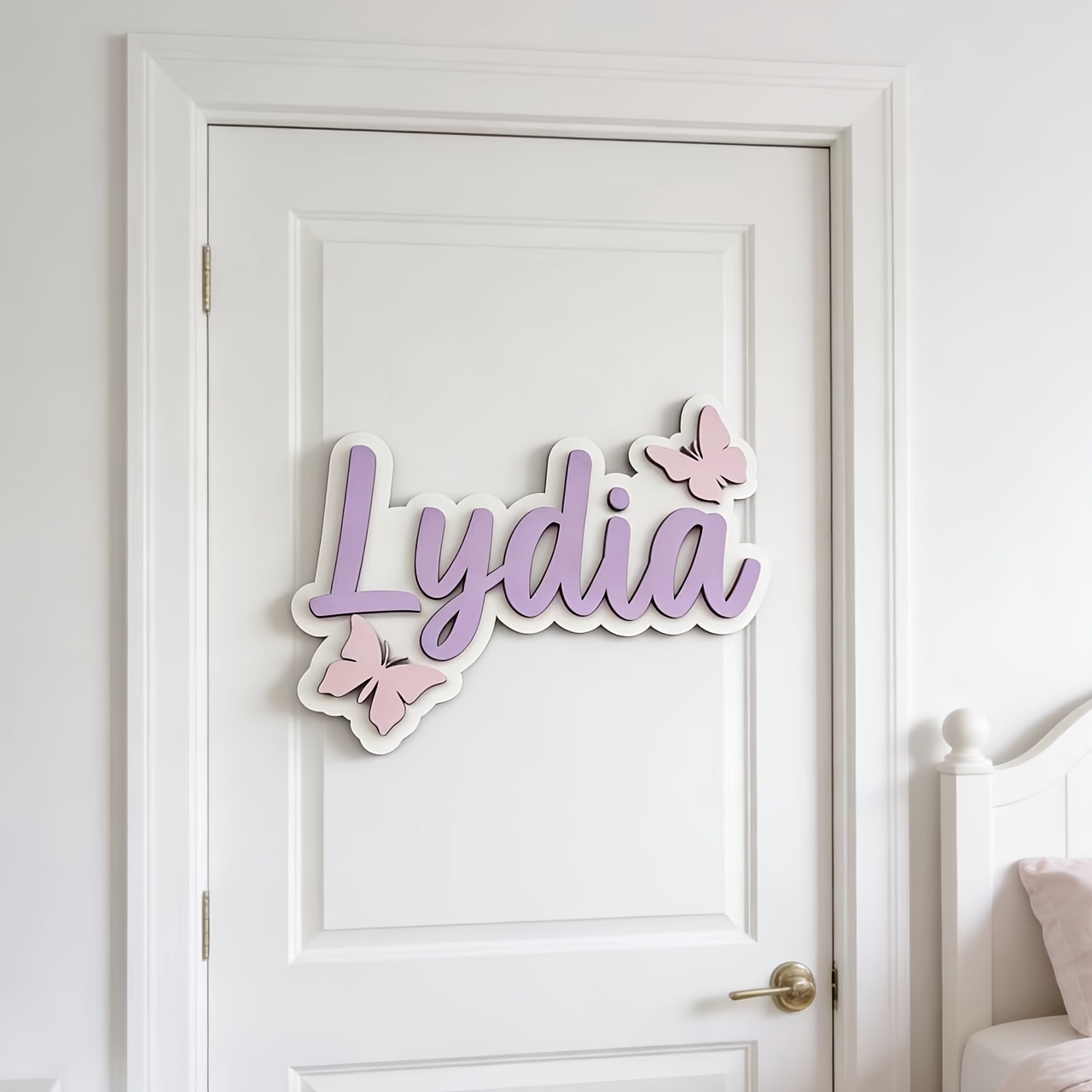 Personalisiertes blau-rosa Sch – Baby Nursery Decor Bewertung und Preis