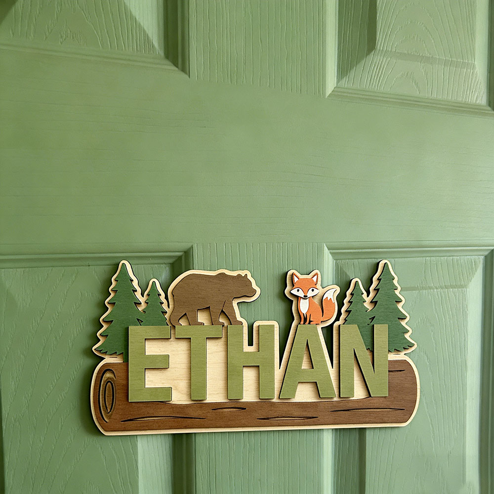 Personalisiertes Holzschild mi – Baby Nursery Decor Bewertung und Preis