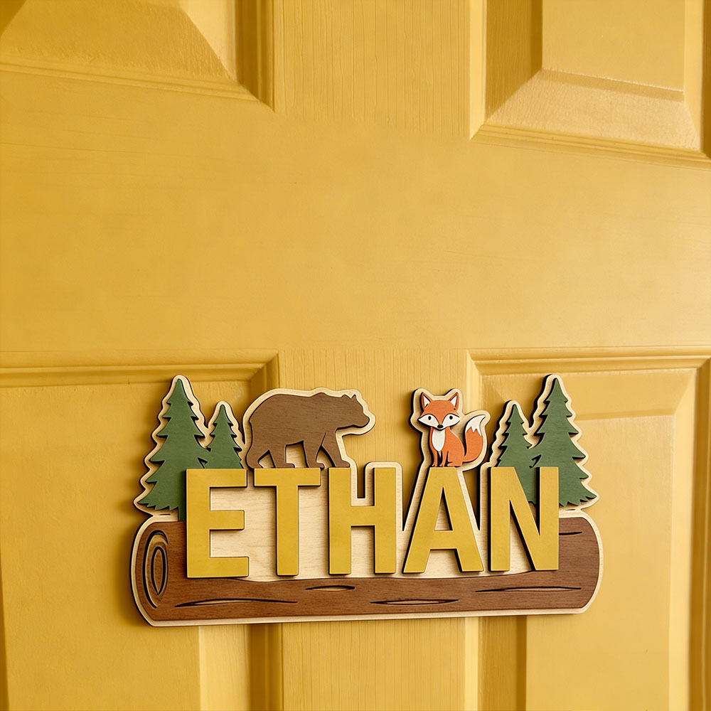 Personalisiertes Holzschild mi – Baby Nursery Decor Bewertung und Preis