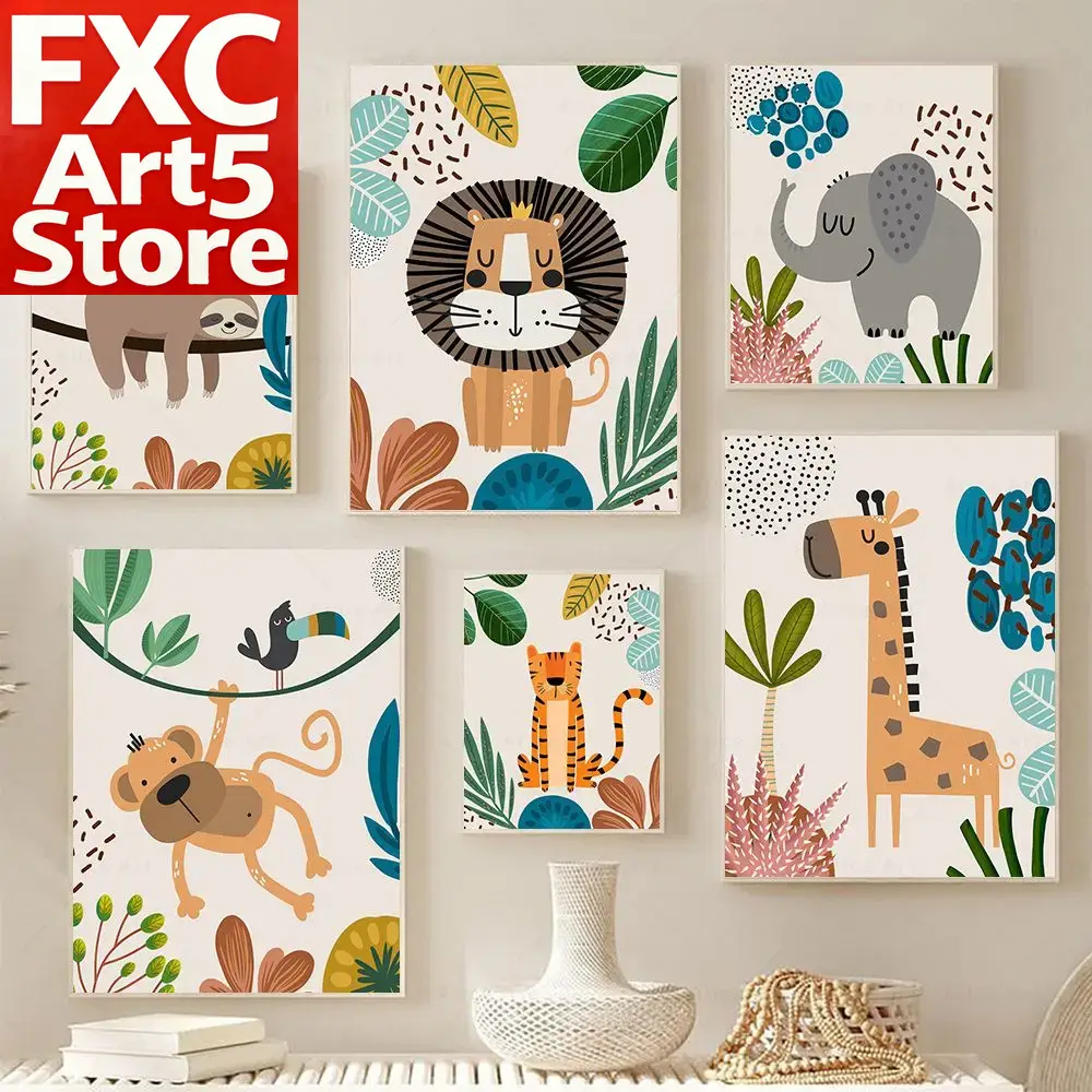 Boho Affe Löwe Giraffe Vogel Z – Baby Nursery Giraffe Bewertung und Preis