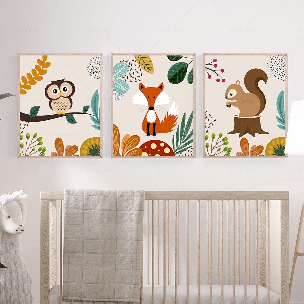 Boho Affe Löwe Giraffe Vogel Z – Baby Nursery Giraffe Bewertung und Preis
