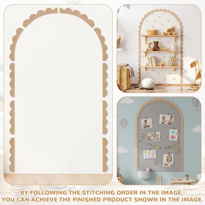 [Neu] Holz-Wandbogen-Deko DIY  – Baby Nursery Frames Bewertung und Preis
