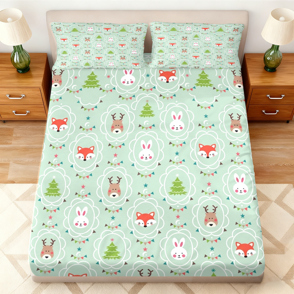 Weihnachtsbaum-Bettwäsche-Set  – Baby Nursery Forest Theme Bewertung und Preis