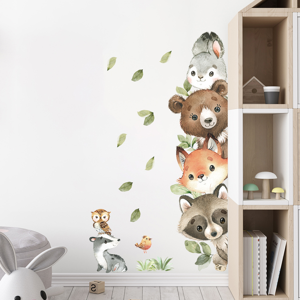 Waldtiere Thema Bär Hirsch Kan – Baby Nursery Forest Theme Bewertung und Preis
