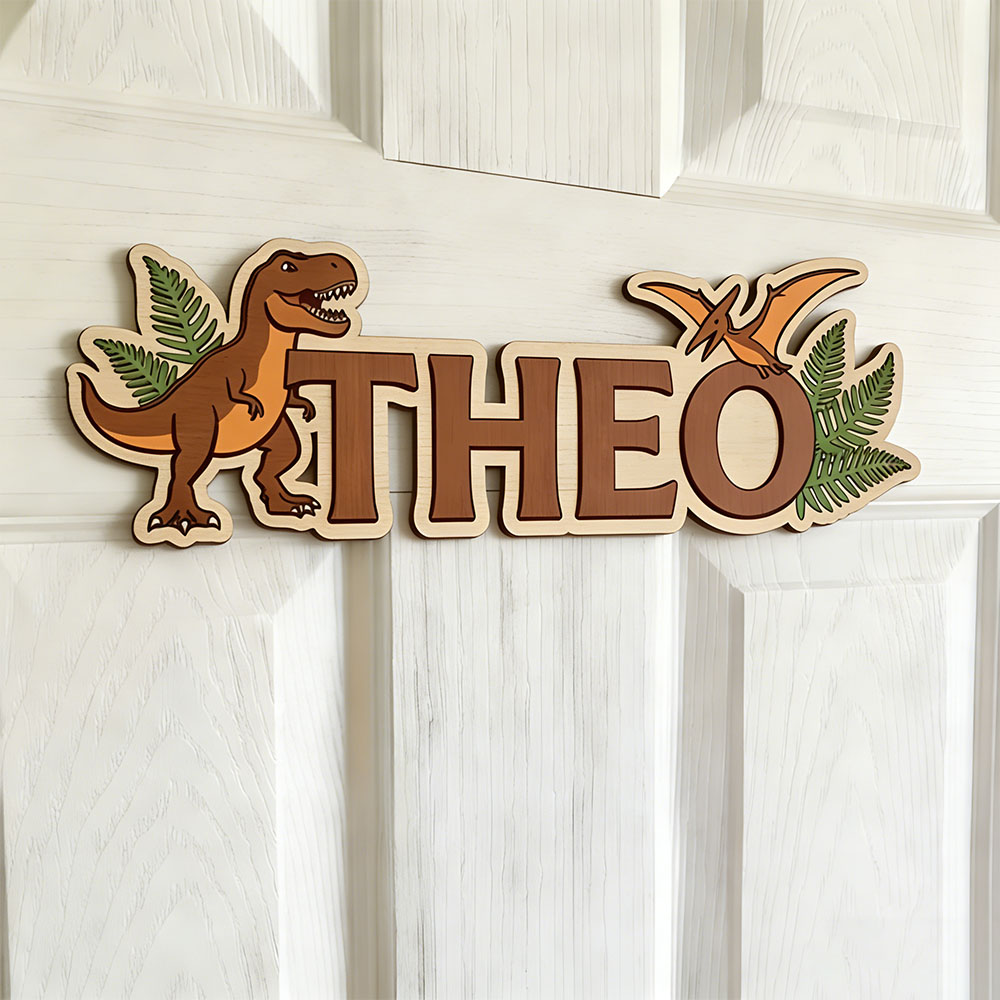 Personalisiertes Dinosaurier-N – Baby Nursery Decor Bewertung und Preis