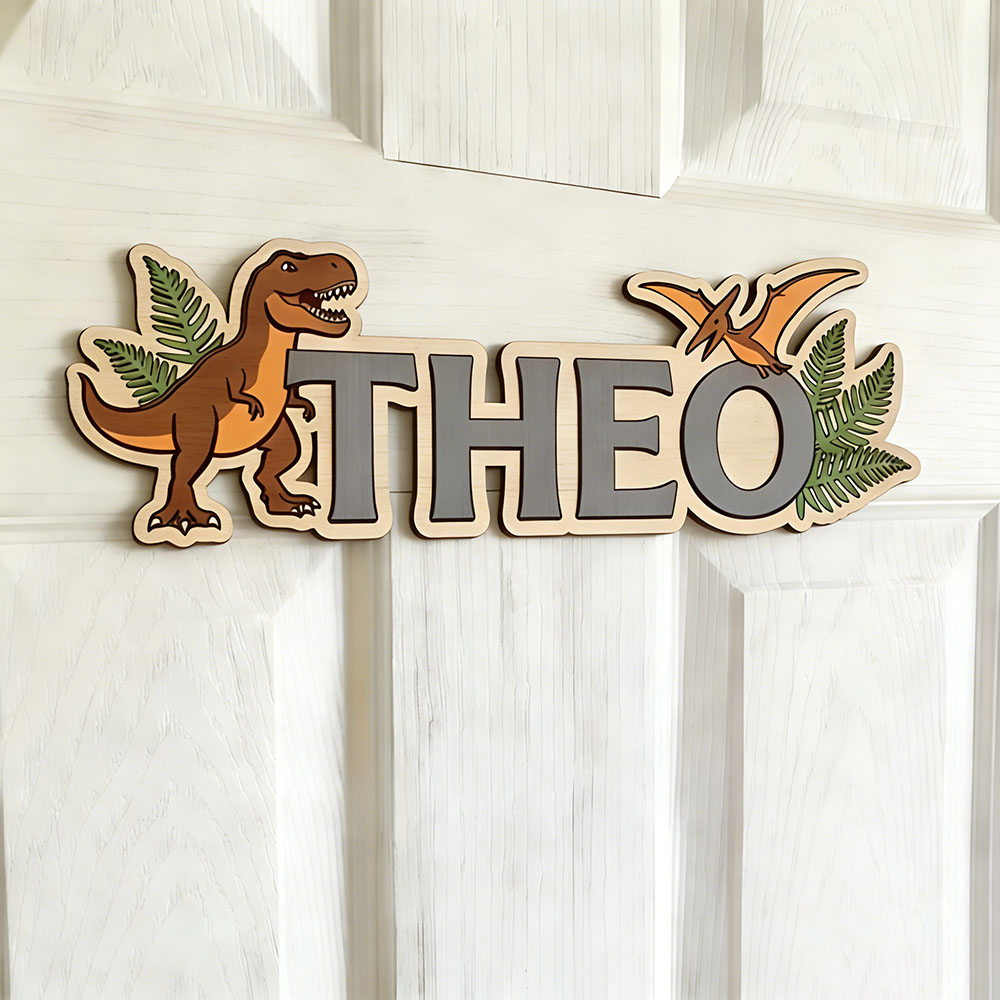 Personalisiertes Dinosaurier-N – Baby Nursery Decor Bewertung und Preis