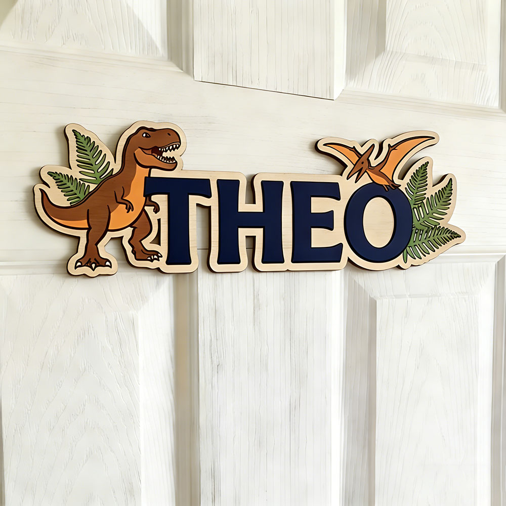 Personalisiertes Dinosaurier-N – Baby Nursery Decor Bewertung und Preis
