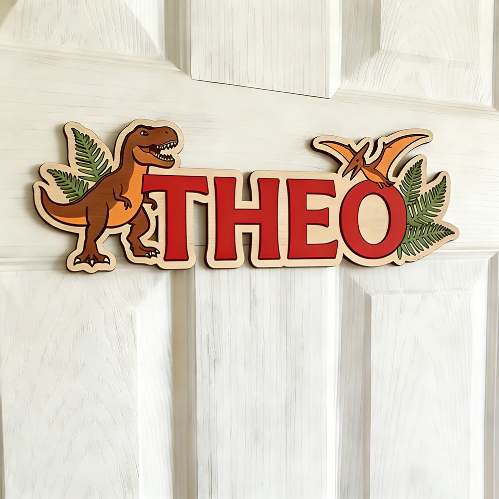 Personalisiertes Dinosaurier-N – Baby Nursery Decor Bewertung und Preis