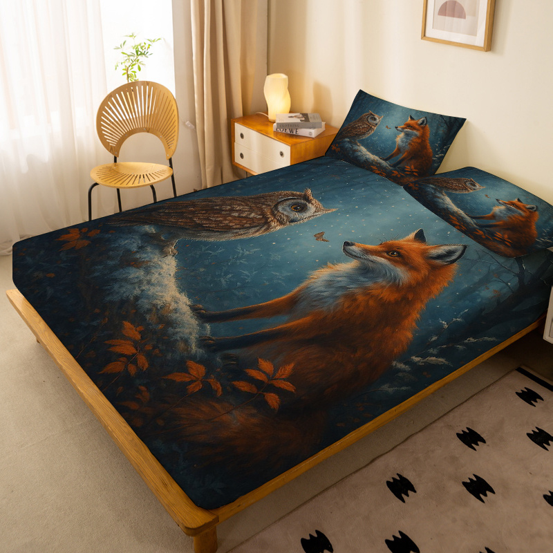 Eulen-Fuchs-Wald-Matratzenscho – Baby Nursery Forest Theme Bewertung und Preis