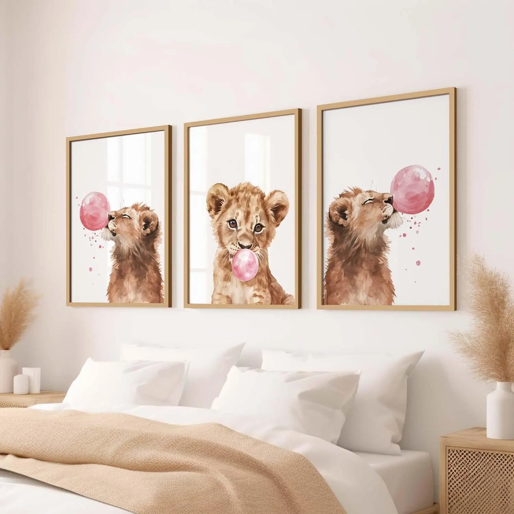 Löwenbaby Kinderzimmer Wandkun – Baby Nursery Animal Theme Bewertung und Preis