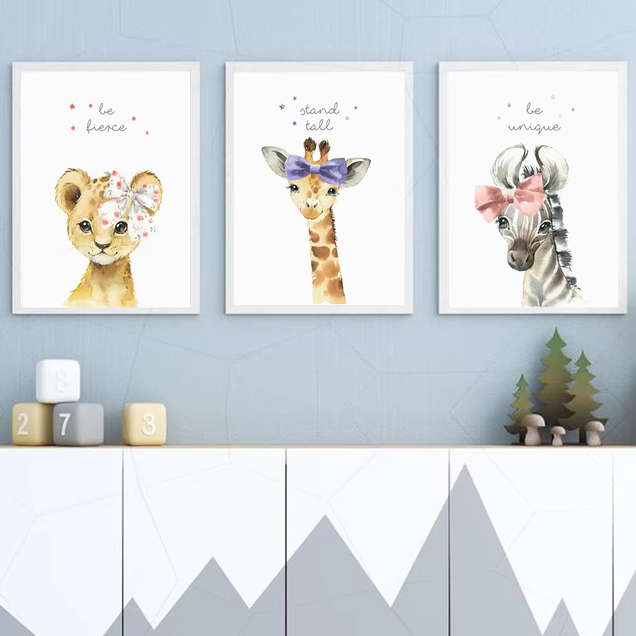 Löwe Zebra Giraffe Elefant Nil – Baby Nursery Giraffe Bewertung und Preis