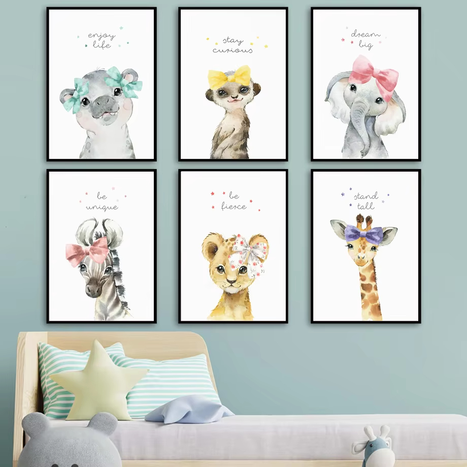 Löwe Zebra Giraffe Elefant Nil – Baby Nursery Giraffe Bewertung und Preis