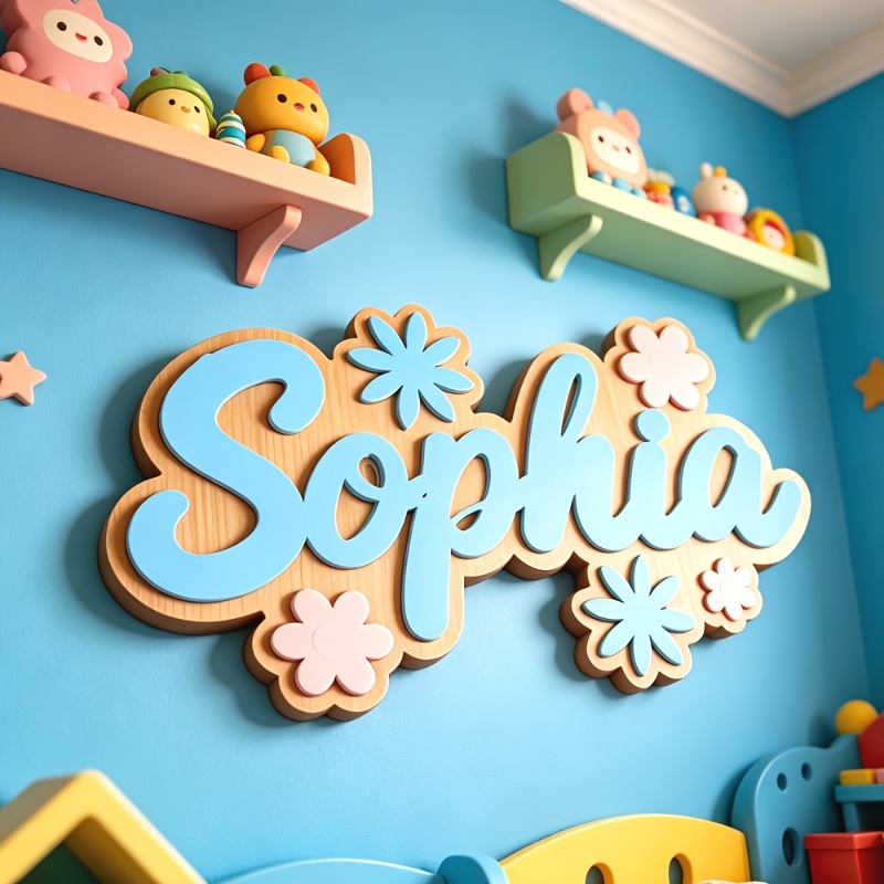 Personalisiertes Namensschild  – Baby Nursery Decor Bewertung und Preis