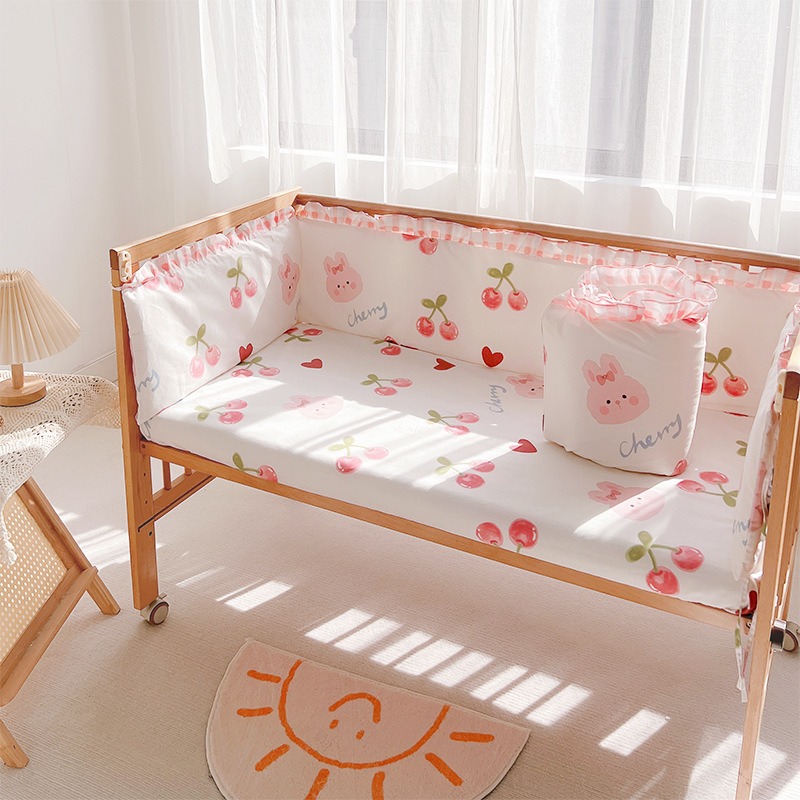 5Pcs Krippe Bettwäsche Set Mäd – Baby Nursery Boy Bewertung und Preis