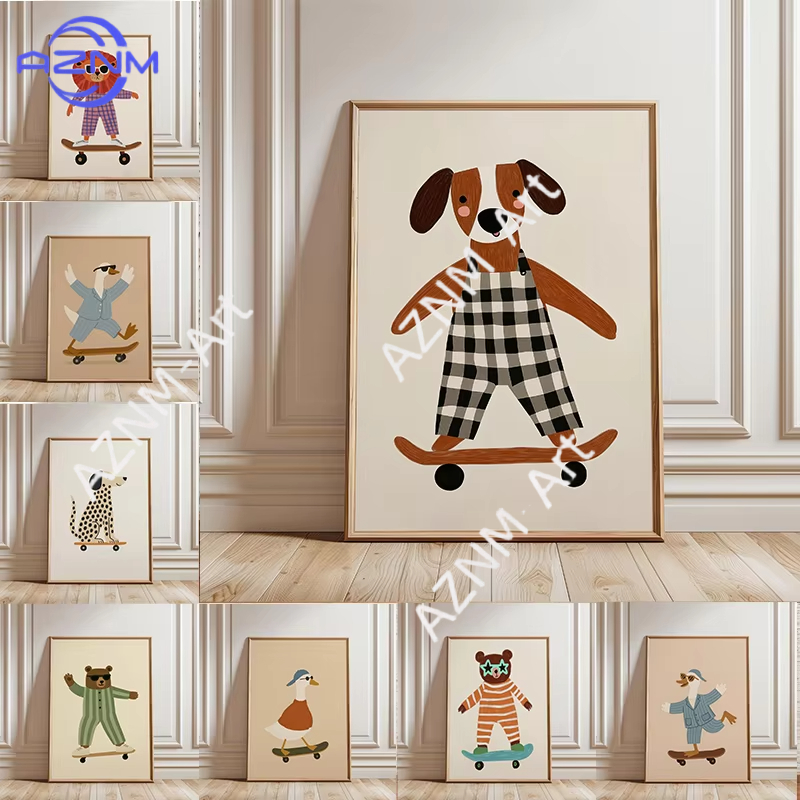 1 Stück Lustiges Tier-Skateboa – Animals Baby Nursery Bewertung und Preis