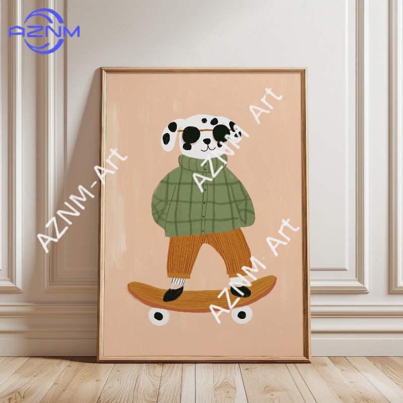 1 Stück Lustiges Tier-Skateboa – Animals Baby Nursery Bewertung und Preis