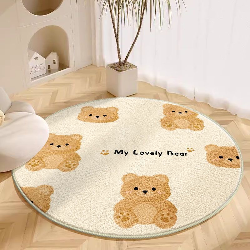 VIKAMA 1PC Runde Teppich Wohnz – Baby Nursery Rug Bewertung und Preis