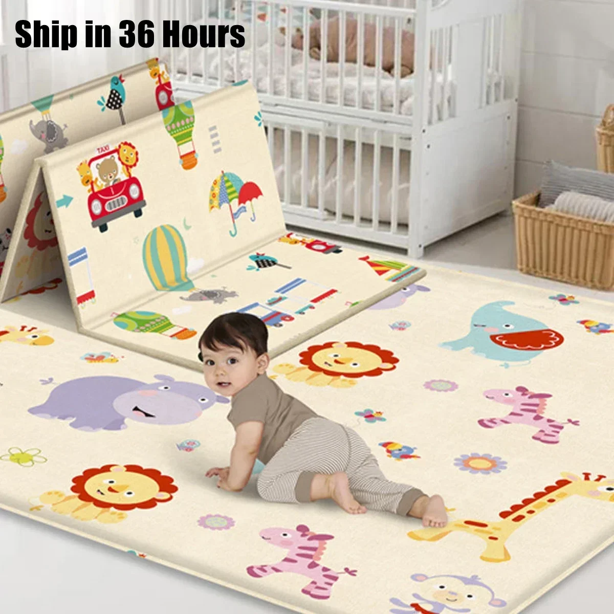 Faltbarer, ungiftiger Kinderte – Baby Nursery Rug Bewertung und Preis