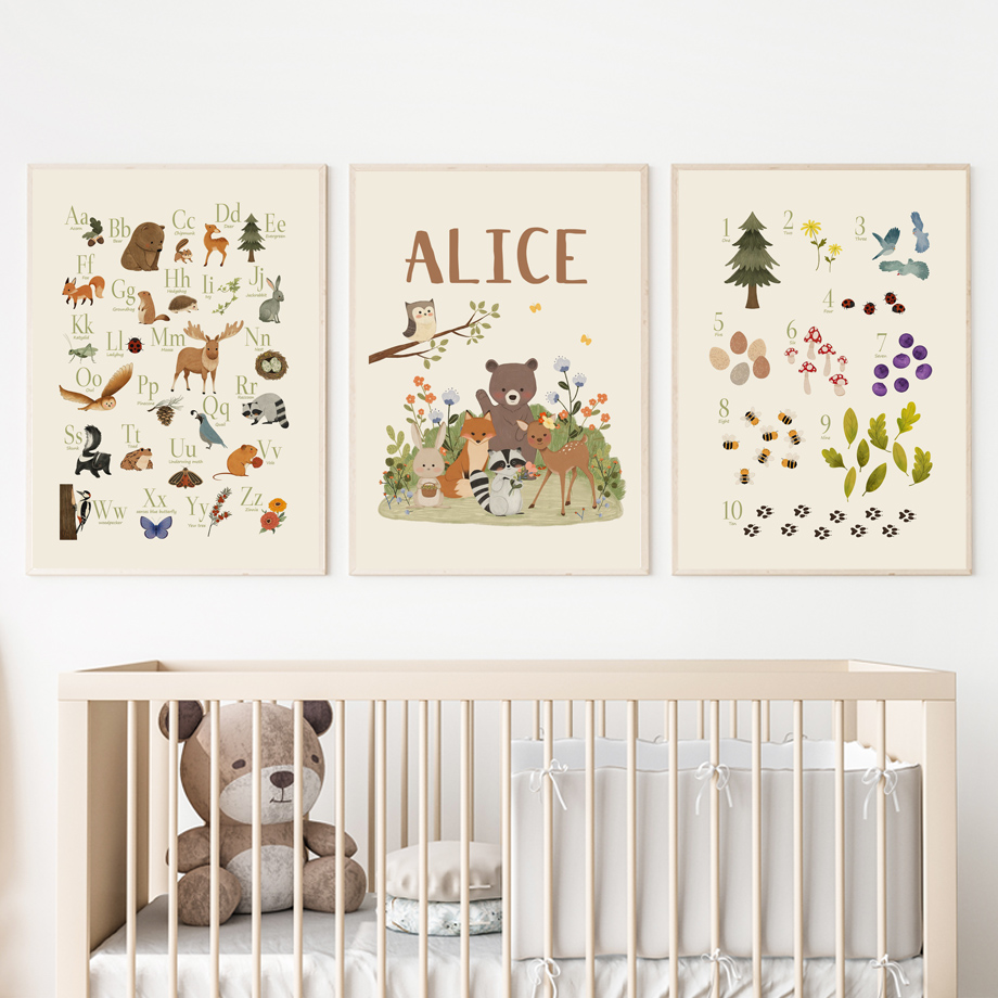 1 Stück rahmenlose, niedliche  – Animals Baby Nursery Bewertung und Preis