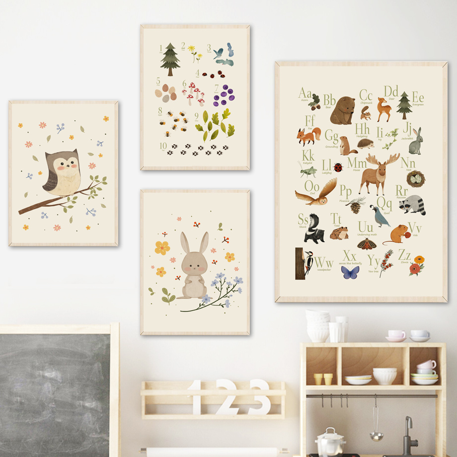 1 Stück rahmenlose, niedliche  – Animals Baby Nursery Bewertung und Preis