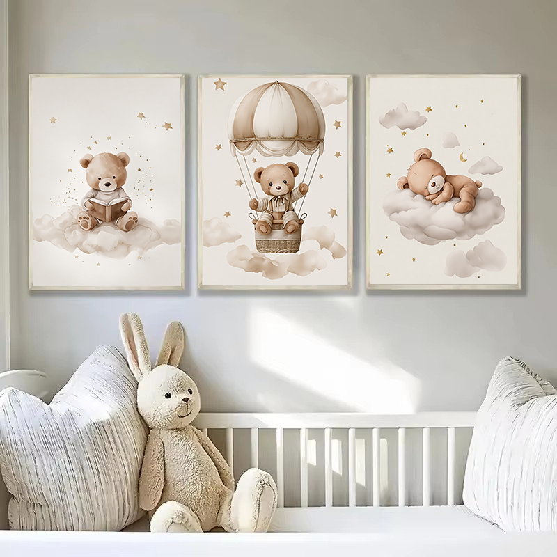 3 teile/satz Böhmischen Teddyb – Baby Nursery Decor Bewertung und Preis